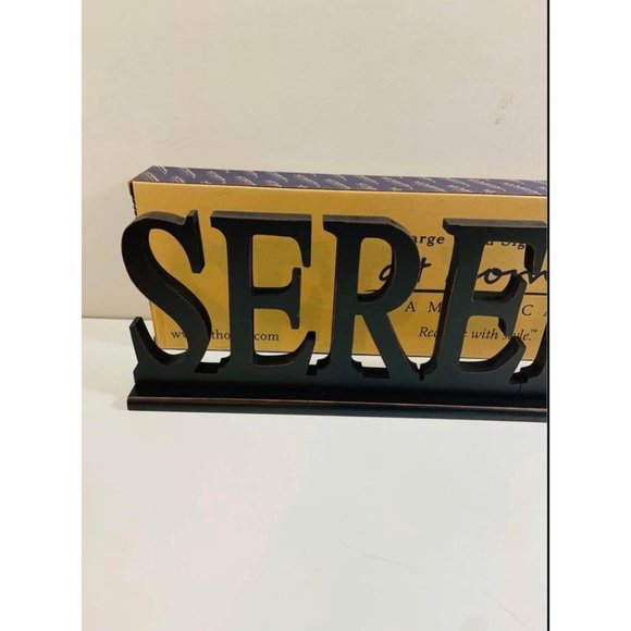 Brand New Serenity Wooden Sign - Picture 2 of 8